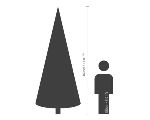Majestatyczna Choinka Sztuczna Sosna Cesarska Premium – 360 cm