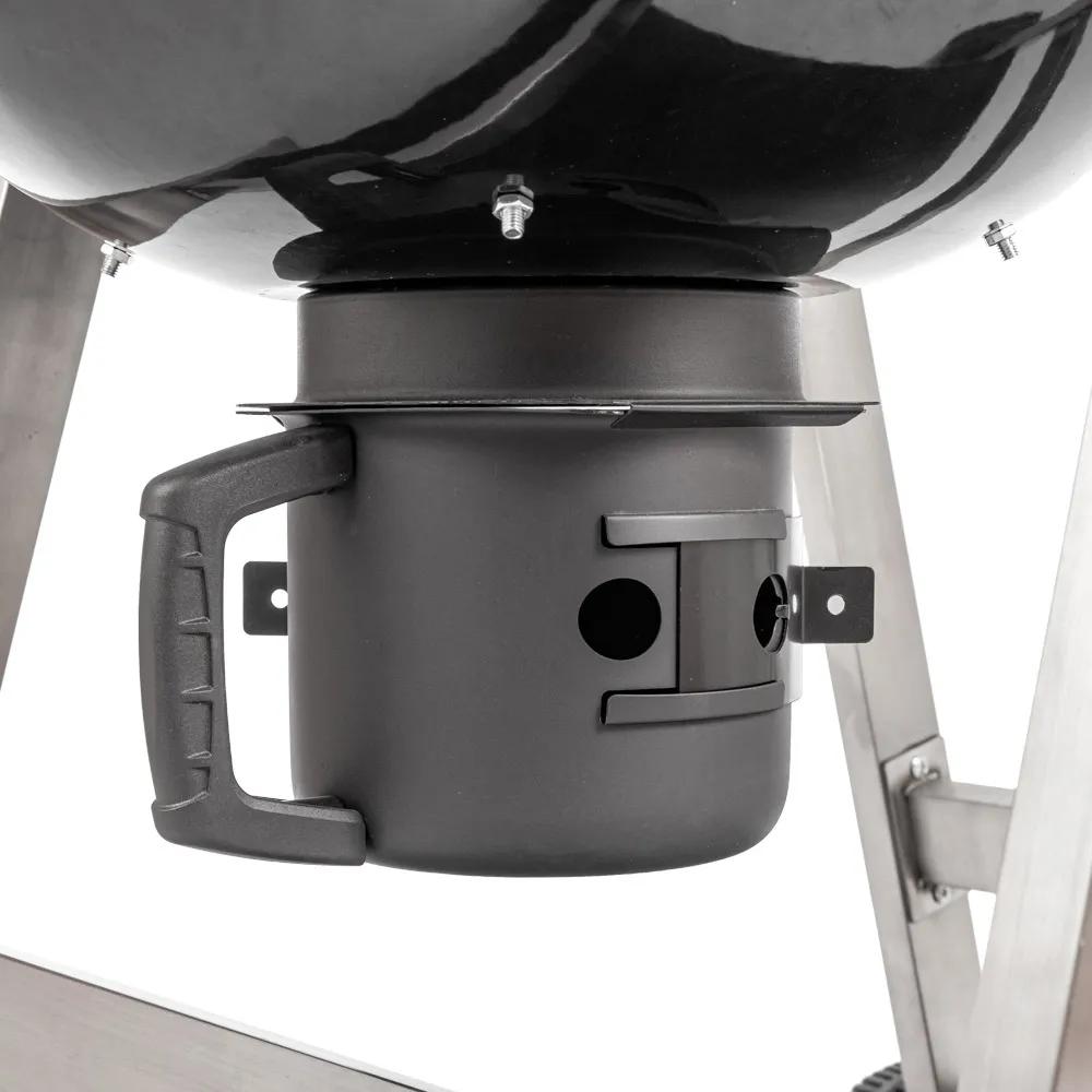 Grill węglowy MIR709 z pokrywą i kółkami - zdjęcie 11