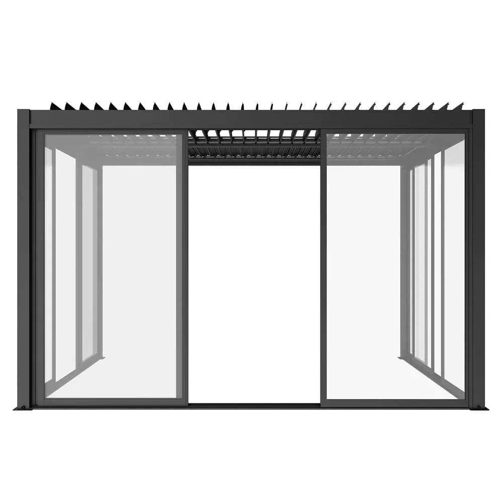 Drzwi przesuwne S8 LUXE 270x238cm do 3m antracyt - zdjęcie 5