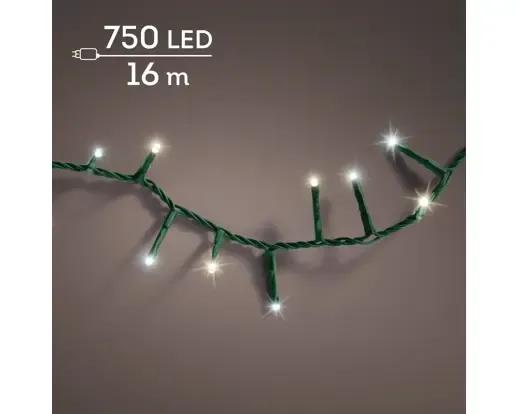 Lampki Choinkowe Lumineo Compact 750 LED 16m Ciepła/Zimna Biel Timer IP44