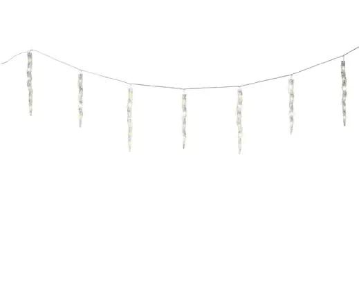 ZEWNĘTRZNA KURTYNA ŚWIETLNA SOPLE 60 LED – BIAŁY CIEPŁY Z EFEKTEM FLASH (3,6m)