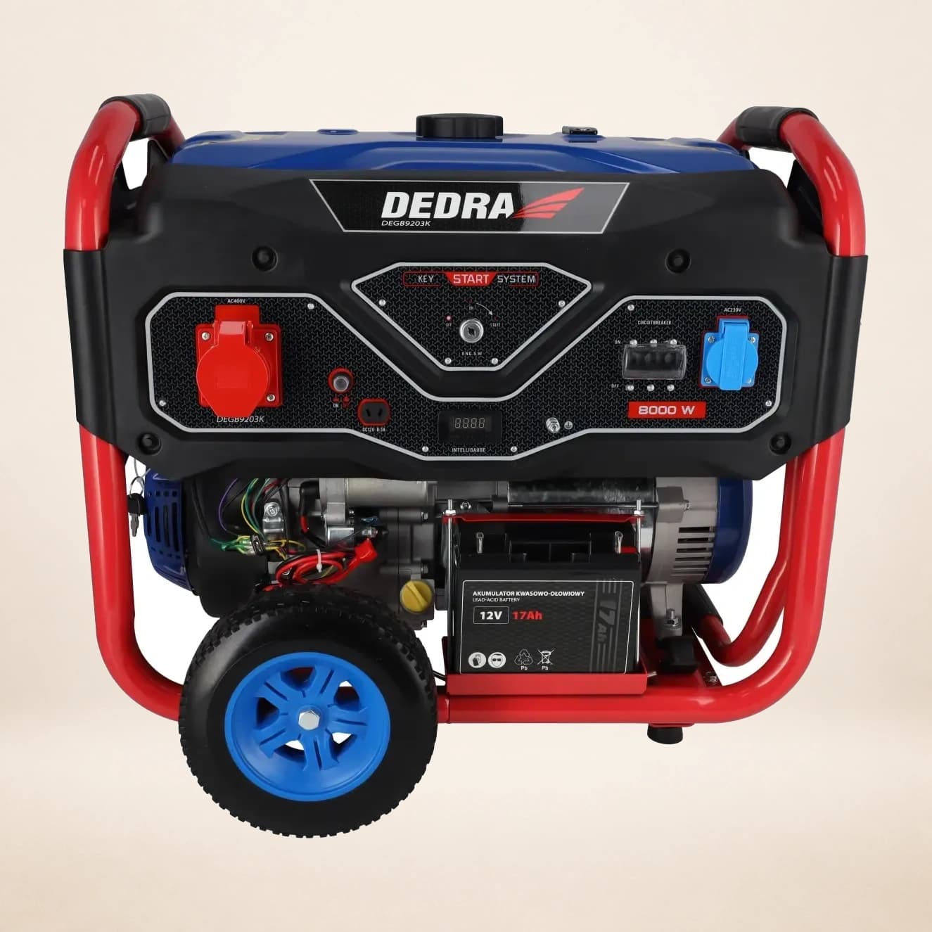 Agregat prądotwórczy 8,0/8,3kW, gniazdo 1x400V, 1x230V