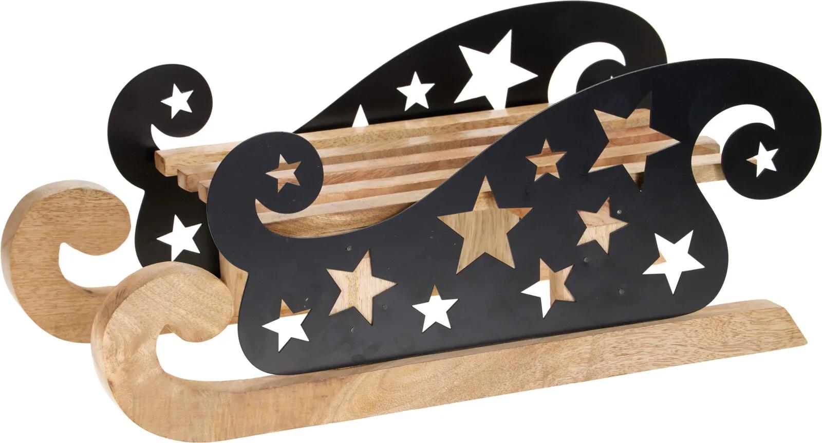 DREWNIANE SANKI DEKORACYJNE – STROIK 45 cm