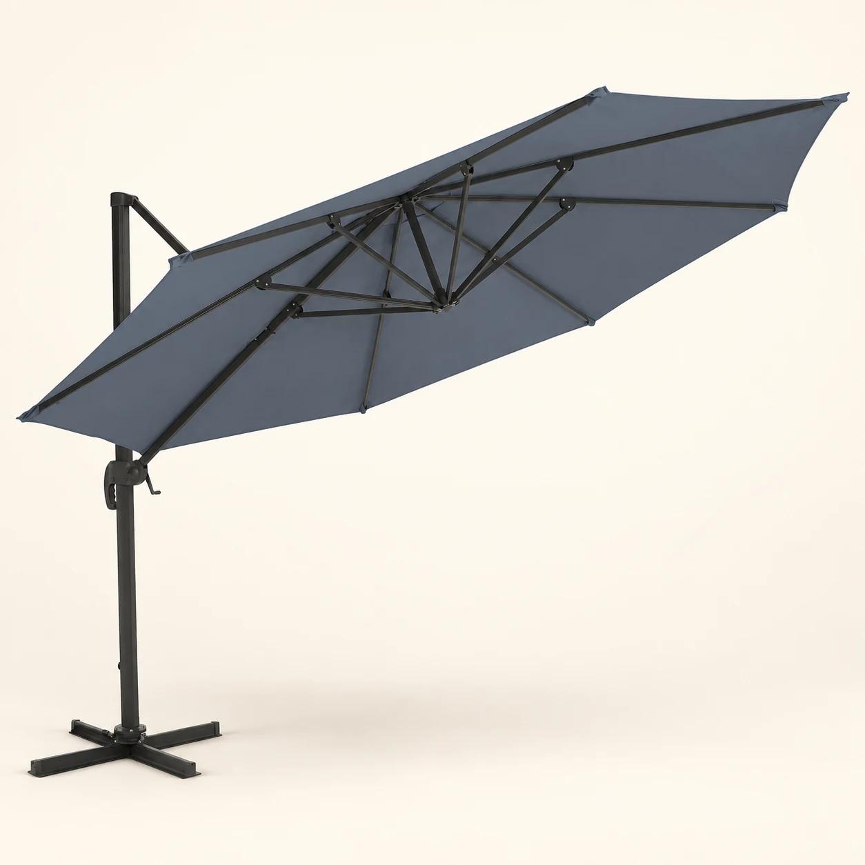 Parasol ogrodowy Kazuar M grafitowy