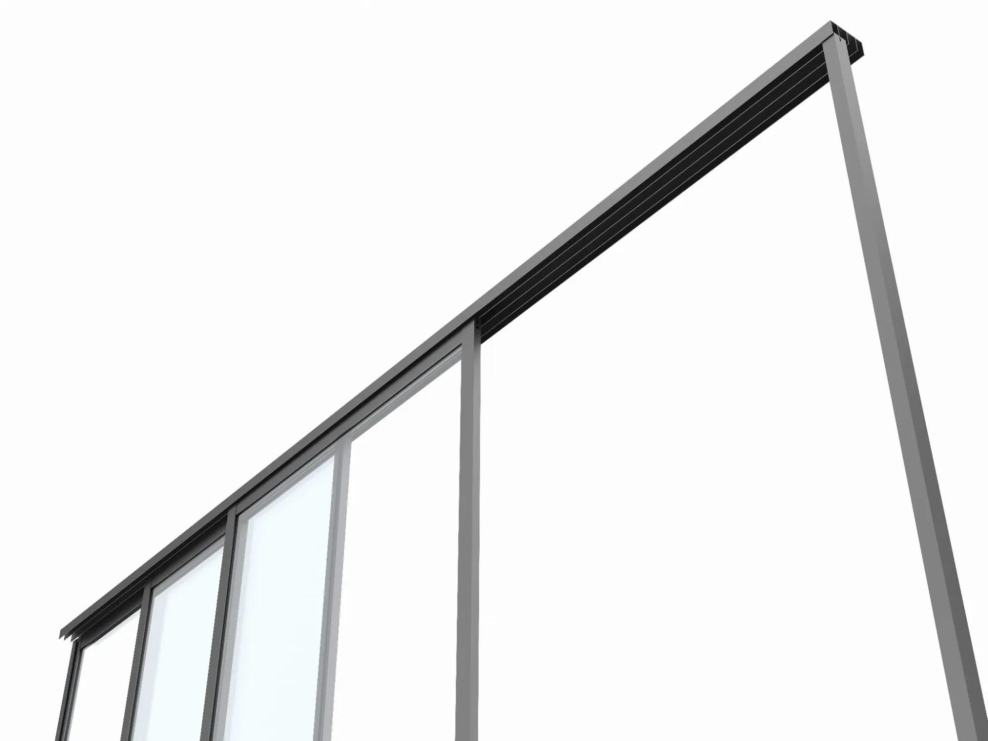 Drzwi przesuwne S8 LUXE 370x238cm do 4m antracyt - zdjęcie 15