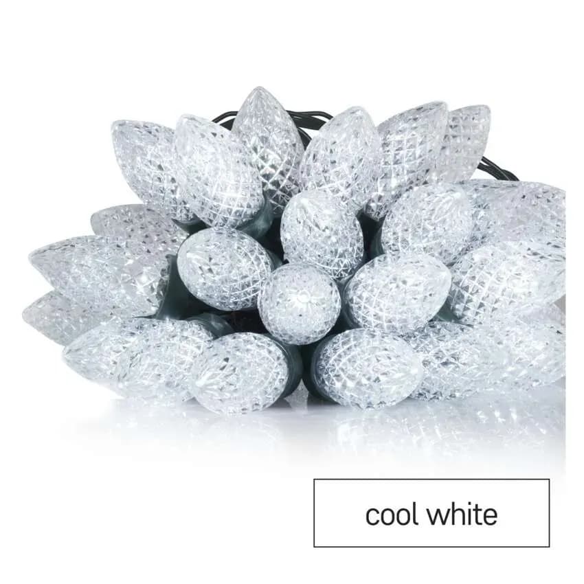EMOS Łańcuch Świetlny LED Tradycyjne Szyszki RETRO 50 LED 9,8m (Zimna Biel)