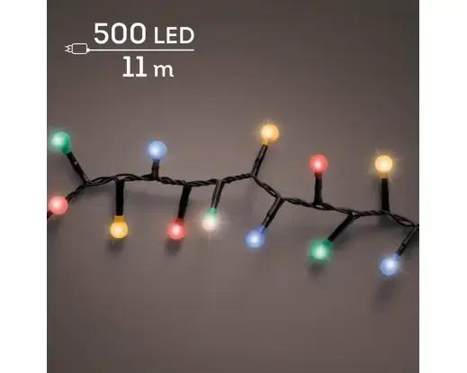 Lampki Choinkowe Kulki 500 LED Lumineo Cherry Compact Twinkle 11m Multikolor (Wielokolorowe)