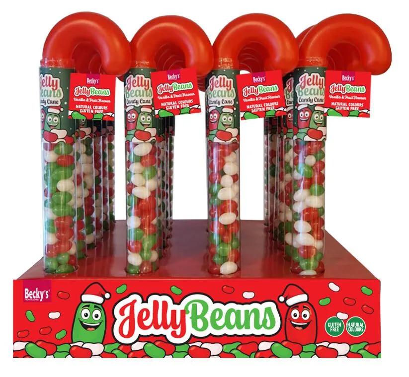 LIZAKI ŻELKI JELLY BEANS W LASKU MIKOŁAJA – ŚWIĄTECZNA LASKA Z SŁODYCZAMI