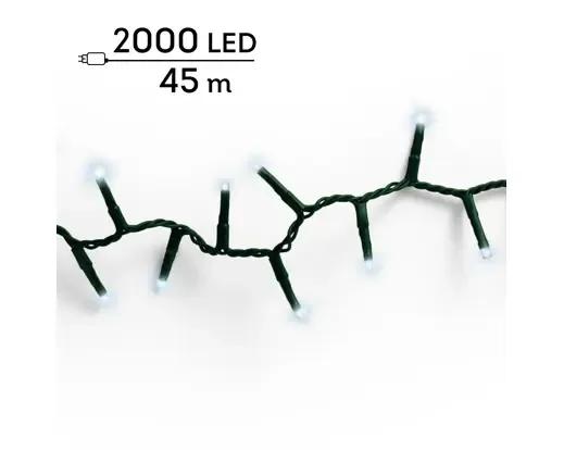 Lampki Choinkowe 2000 LED Lumineo Compact 45m Zimna Biel (Cool White)