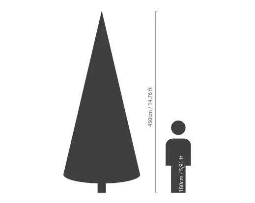 Gigantyczna Choinka Sztuczna Sosna Cesarska Premium – 450 cm