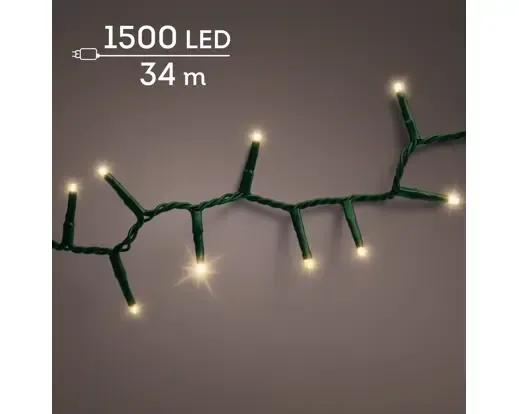 Lampki Choinkowe 1500 LED Lumineo Compact 34m Soft Gold (Subtelny Złoty)