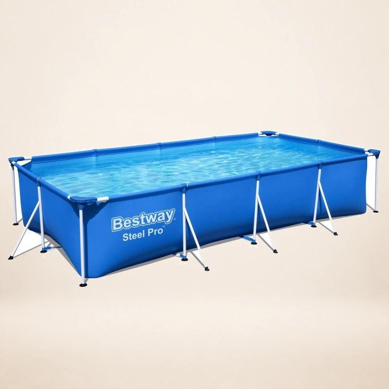Basen stelażowy bEST Steel Pro 56424 400cmx211cmx81cm