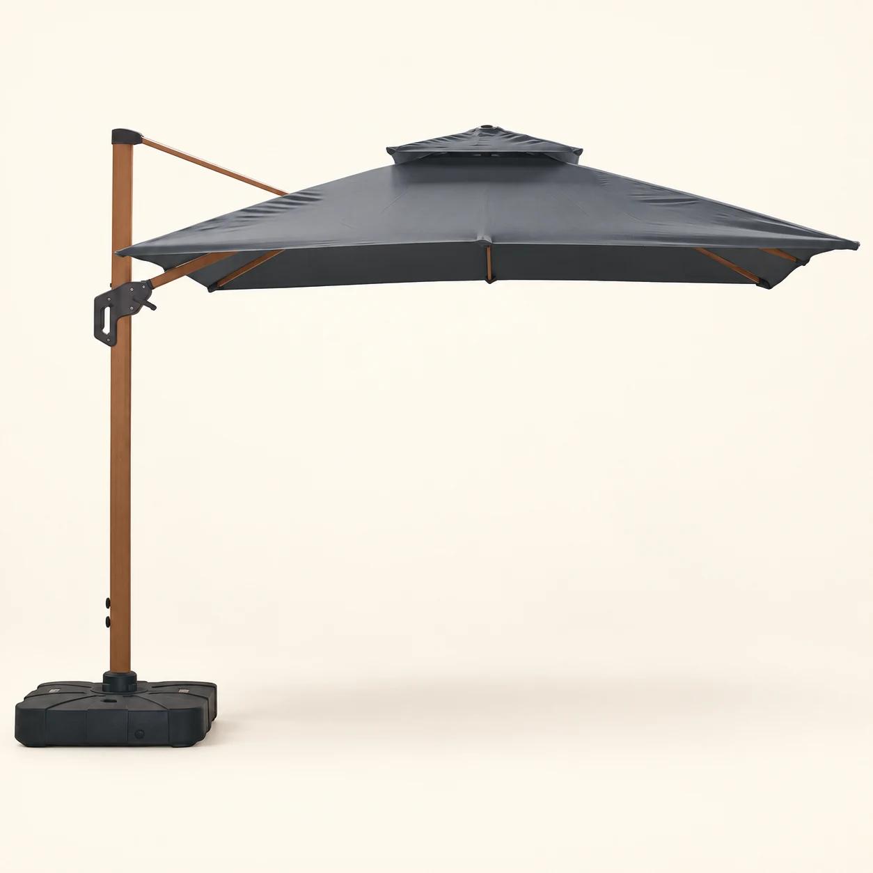 Parasol ogrodowy Roma MID antracytowy