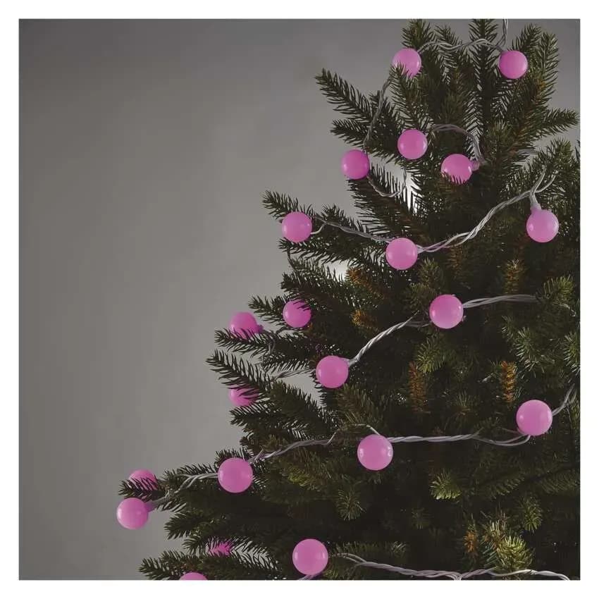 EMOS Łańcuch Świetlny BIG CHERRY 40 LED 4m (Różowy)