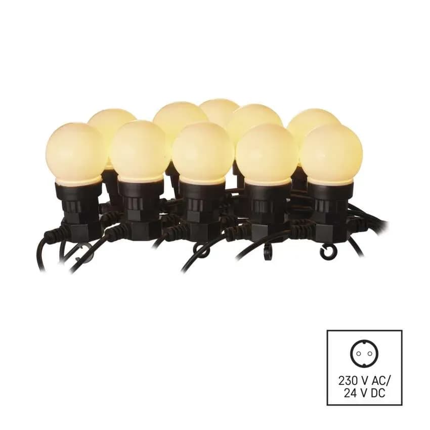 EMOS Girlanda Ogrodowa LED Party Bulbs 10 Żarówek 5m (Ciepła Biel)