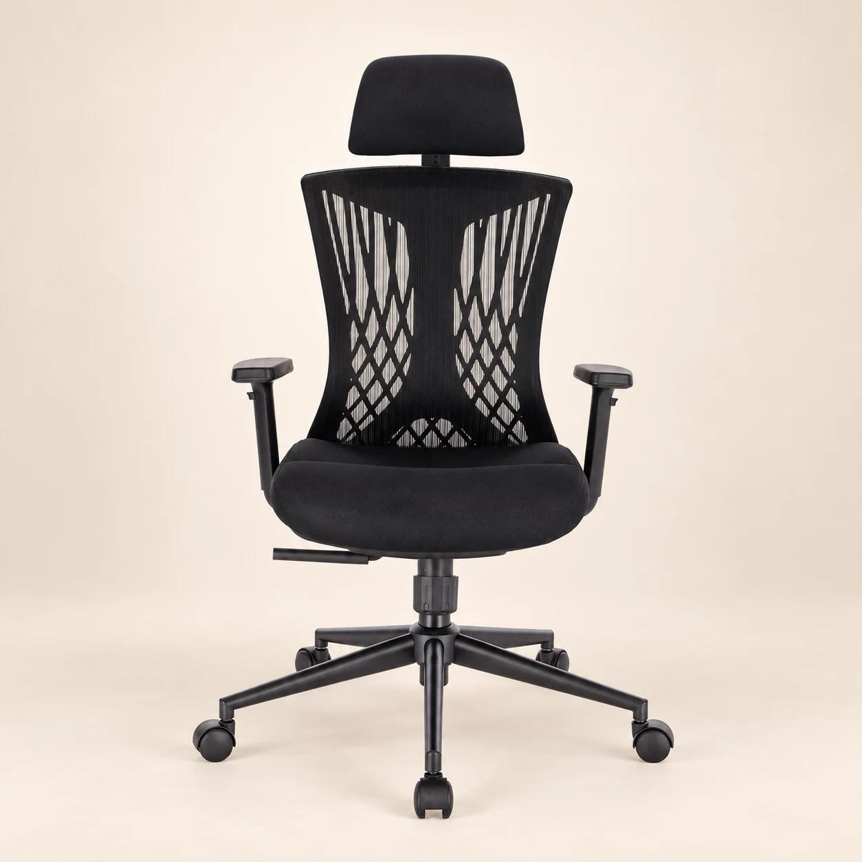 Fotel biurowy Avery ergonomiczny czarny