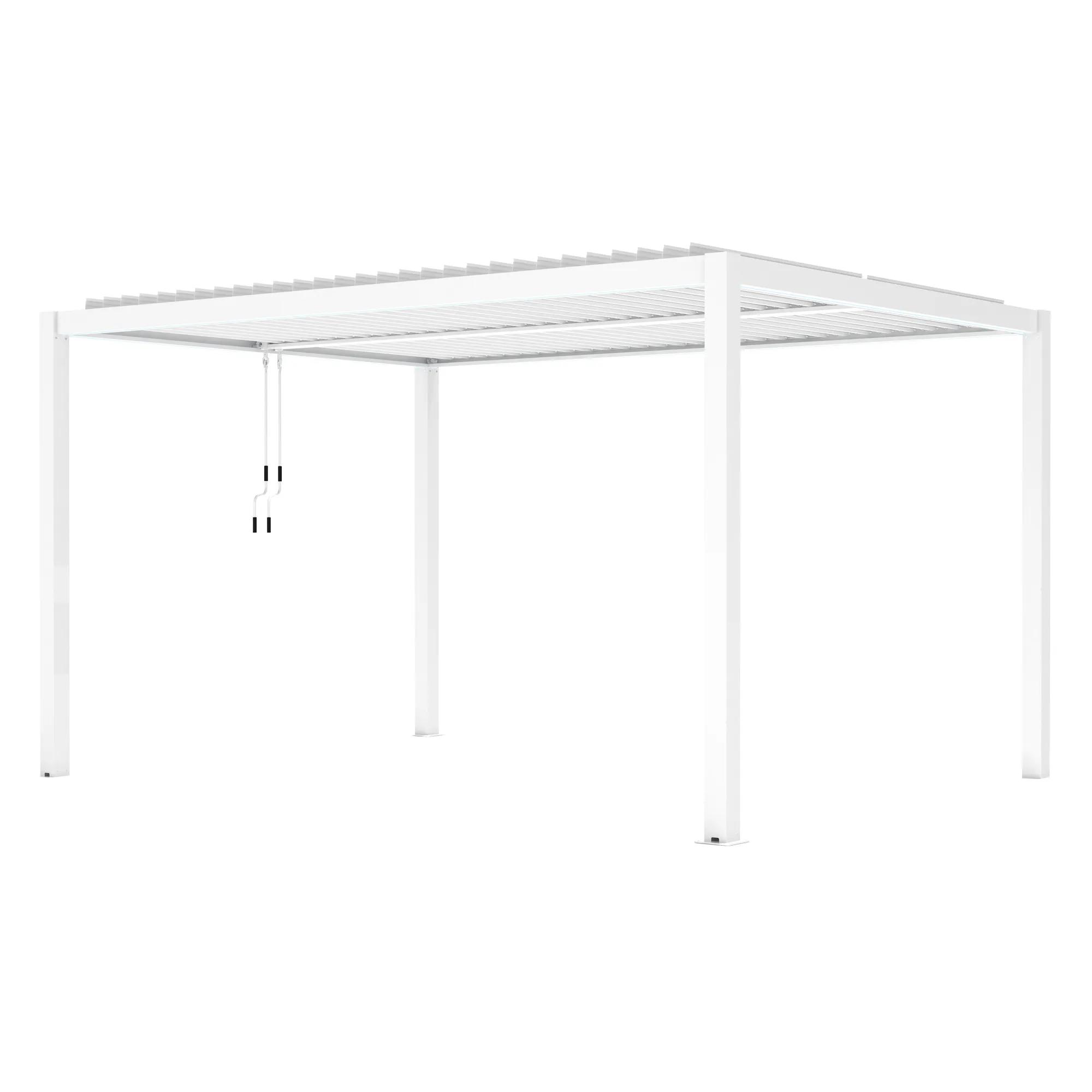 Pergola LUXE 3x4x2.5m biała z LED - zdjęcie 4