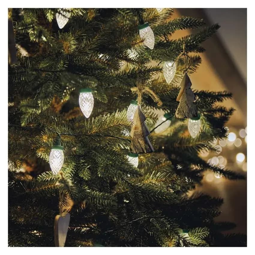 EMOS Łańcuch Świetlny LED Tradycyjne Szyszki RETRO 50 LED 9,8m (Ciepła Biel)