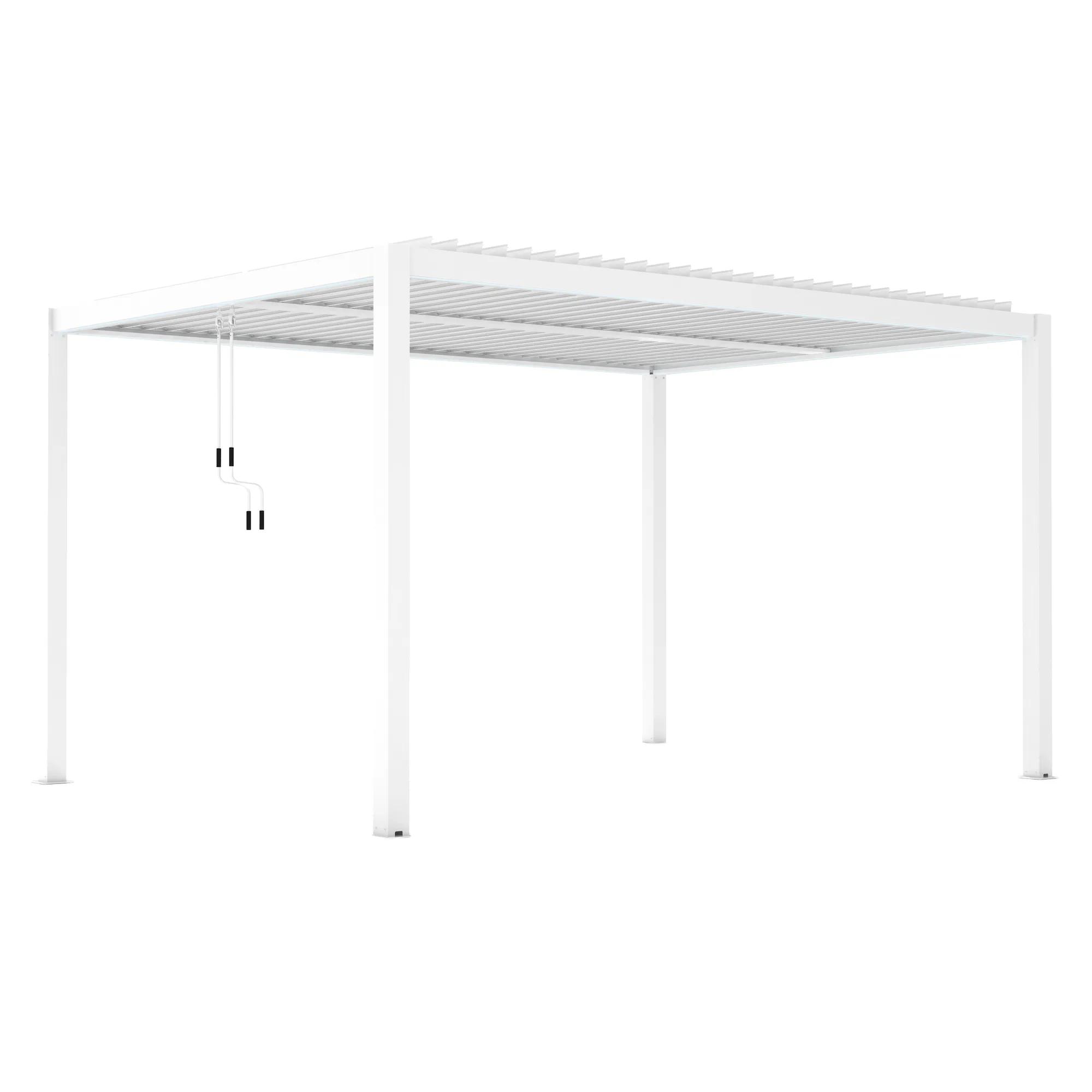 Pergola LUXE 3x4x2.5m biała z LED - zdjęcie 5
