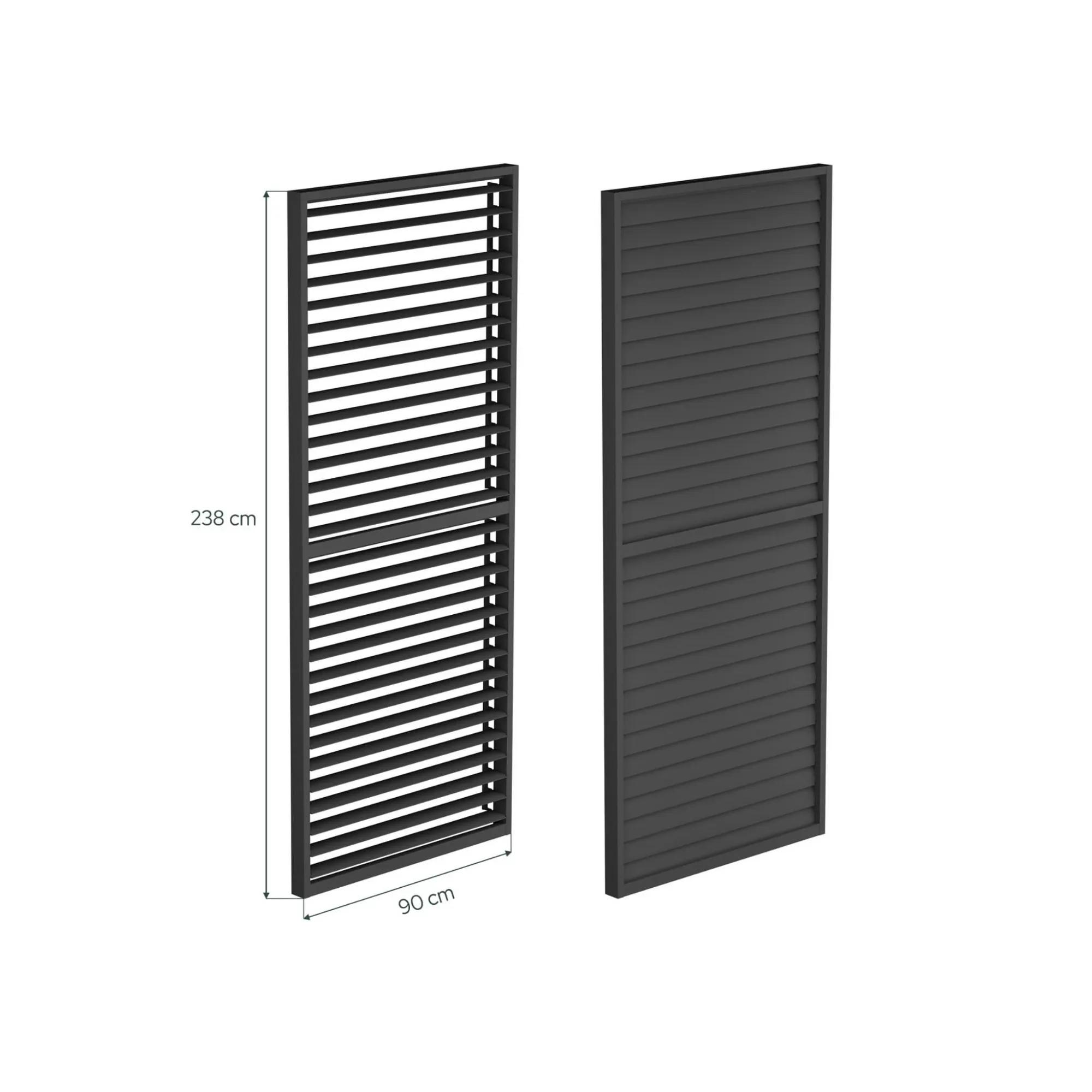 Panel żaluzjowy (R) LUXE 90x238cm do 3m antracyt - zdjęcie 2