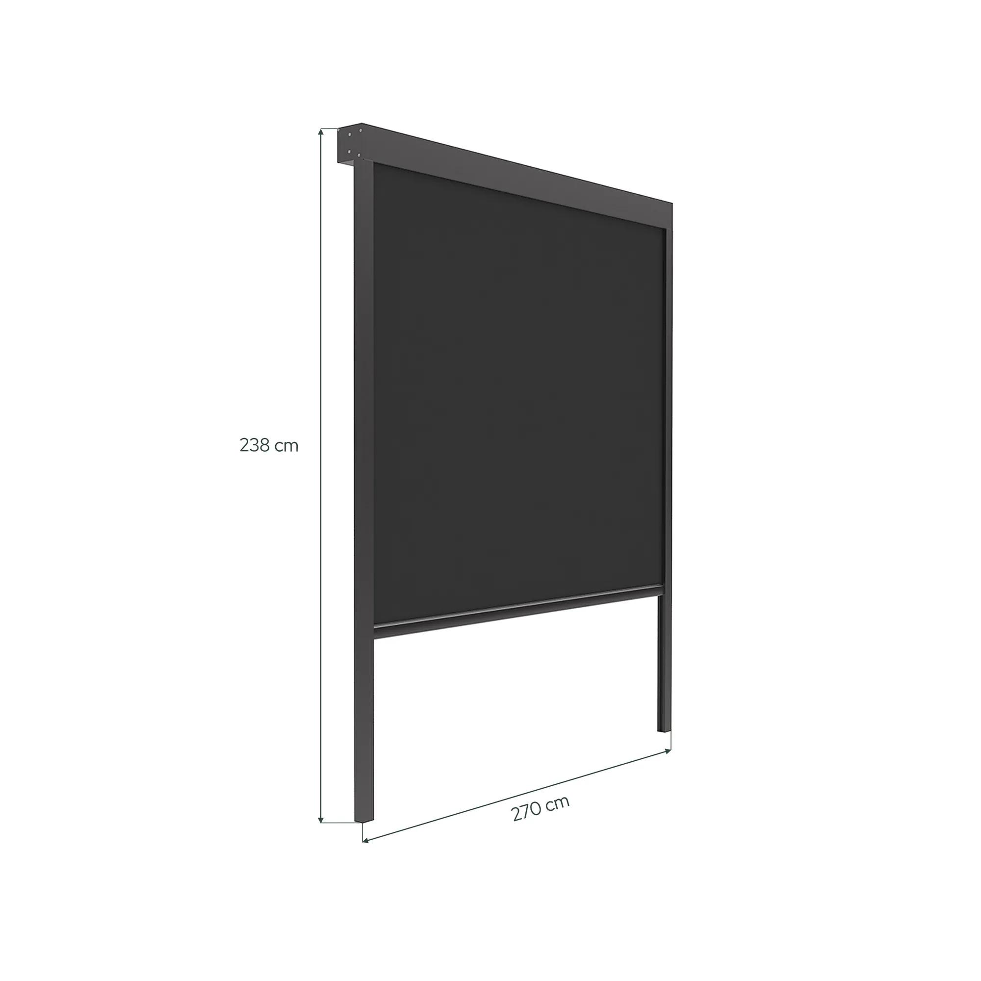 Markiza elektryczna LUXE 270x238cm do 3m antracyt - zdjęcie 3