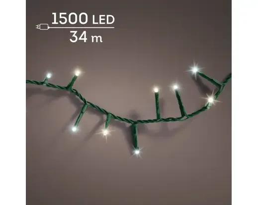 Lampki Choinkowe Lumineo Compact 1500 LED 34m Ciepła/Zimna Biel Timer IP44