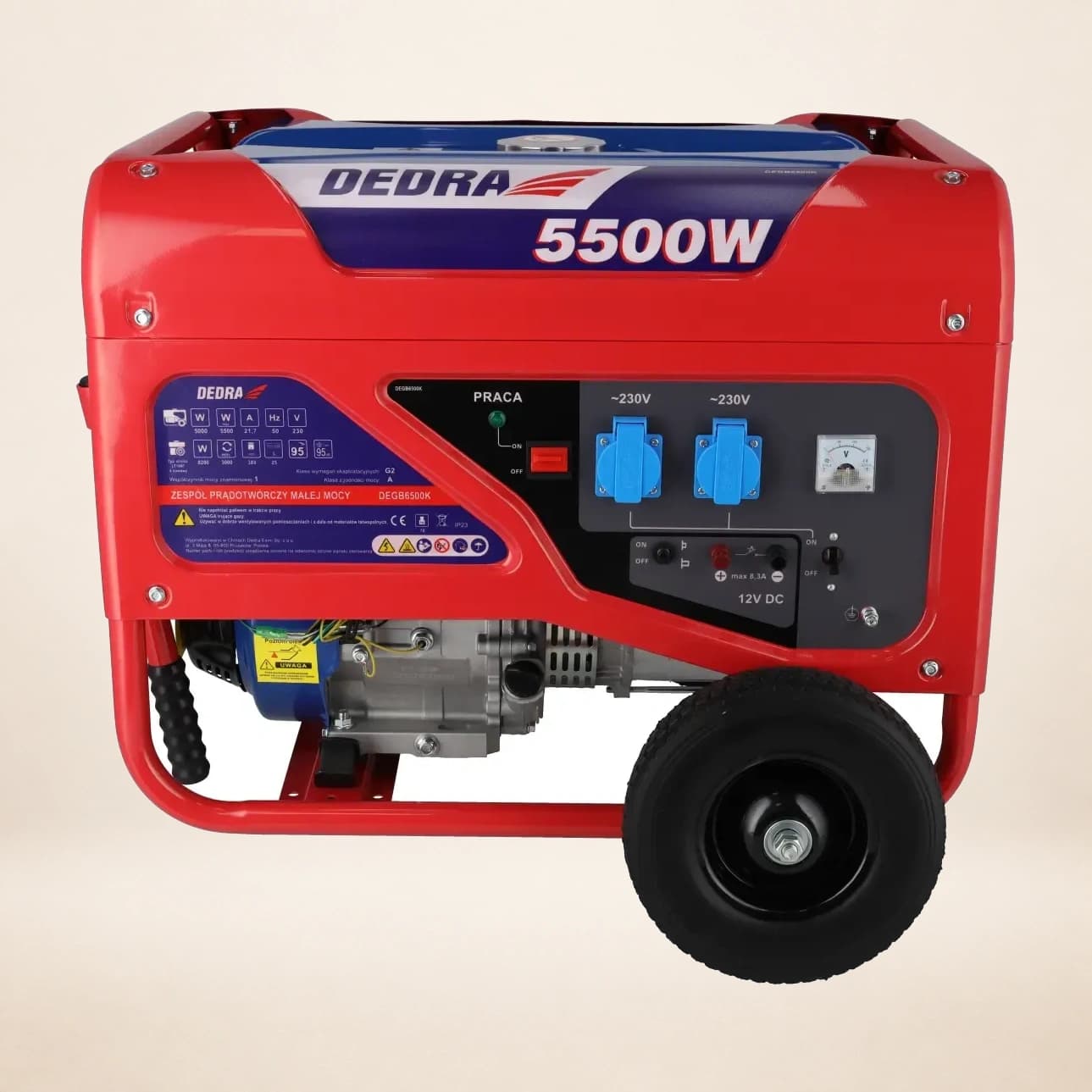 Agregat prądotwórczy 5,0kw Dedra