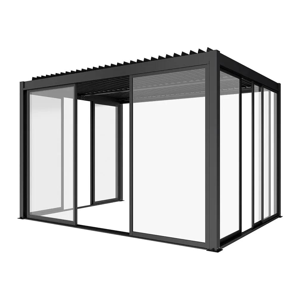 Drzwi przesuwne S8 LUXE 270x238cm do 3m antracyt - zdjęcie 3