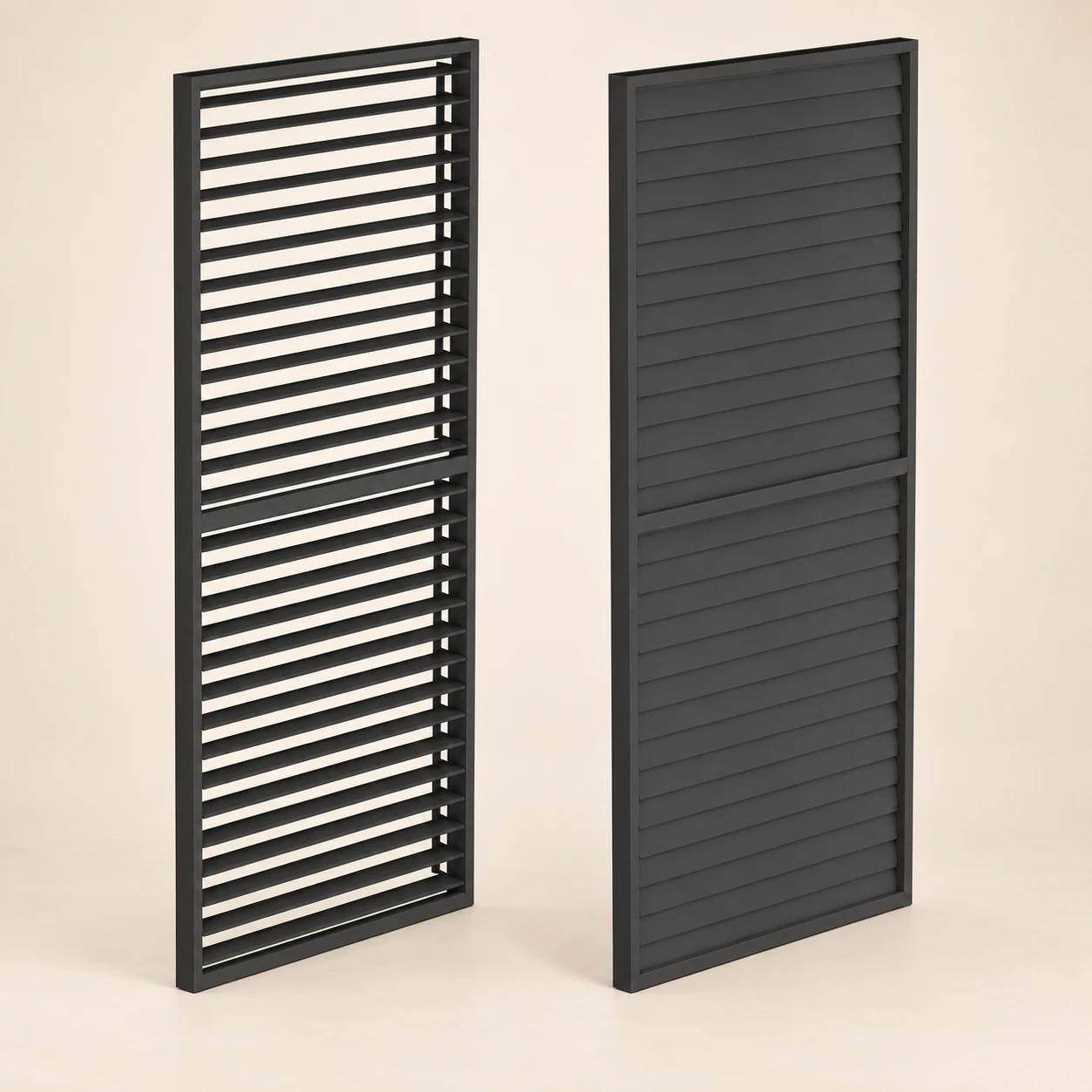 Panel żaluzjowy (R) LUXE 90x238cm do 3m antracyt