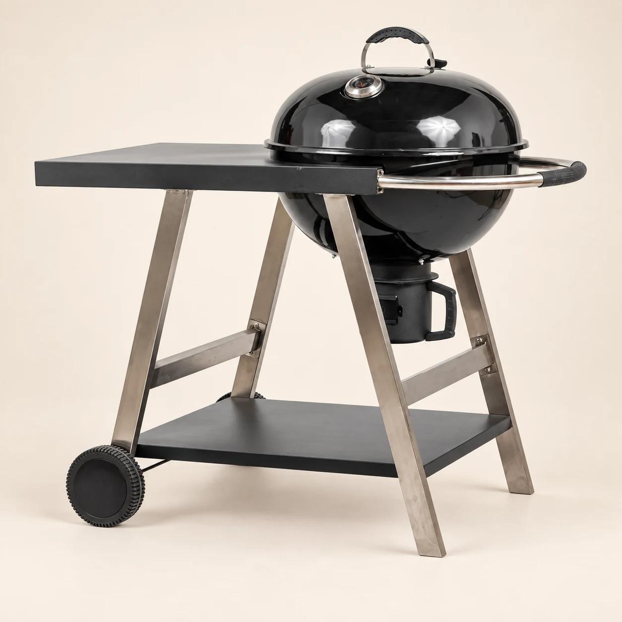 Grill węglowy MIR709 z pokrywą i kółkami