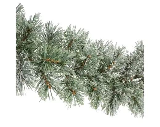 GIRLANDA ŚWIĄTECZNA KASZMIROWA 270 cm – OSZRONIONA GĘSTA