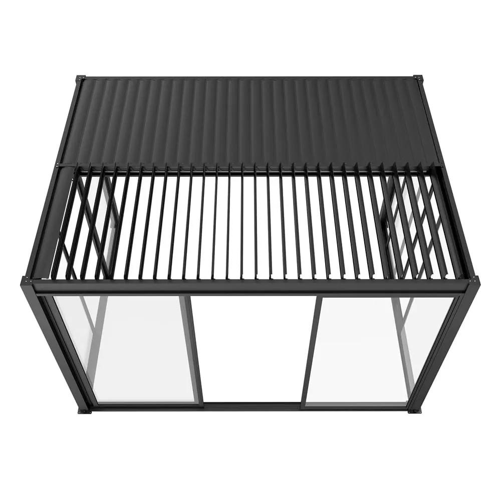 Drzwi przesuwne S8 LUXE 370x238cm do 4m antracyt - zdjęcie 7