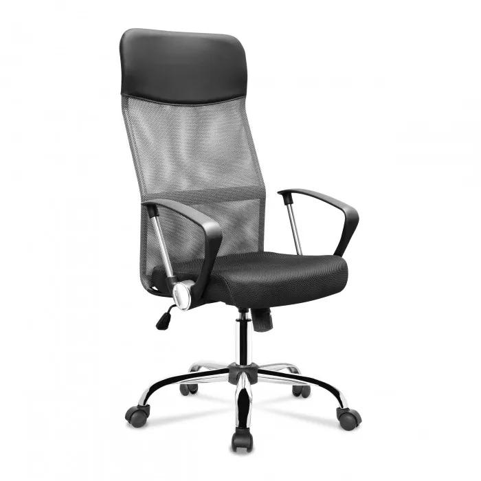 FOTEL LINCOLN CZARNO-SZARY