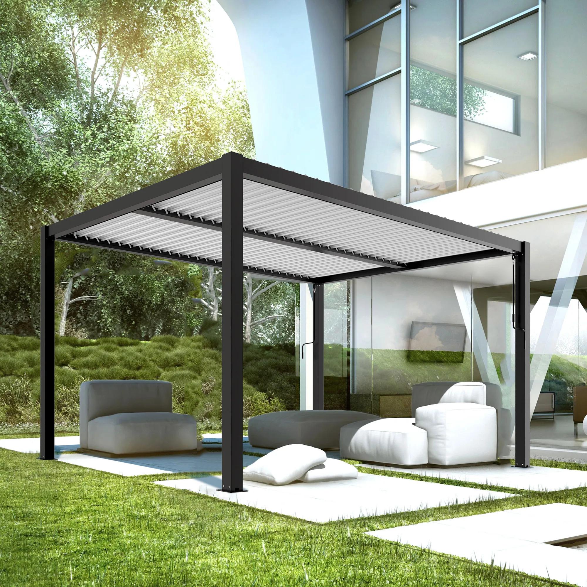 Pergola ogrodowa Luxe 3 x 4 m aluminiowa - zdjęcie 8