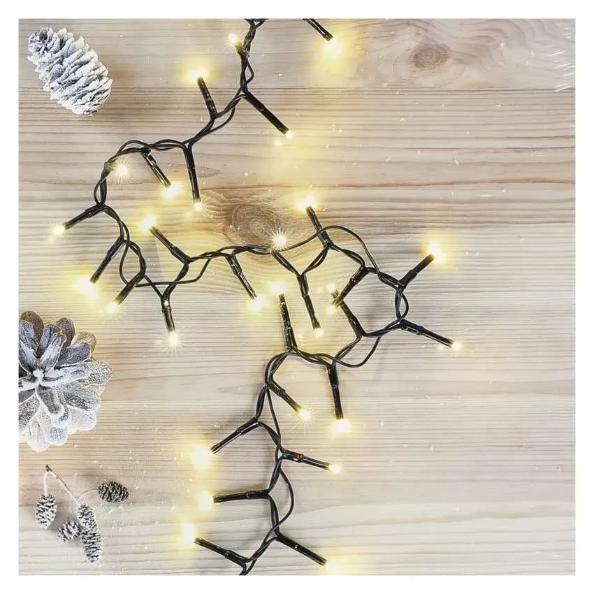 EMOS Łańcuch Choinkowy CLUSTER Jeżyk 300 LED 6m (Ciepła Biel)