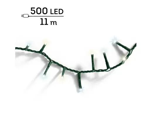 Lampki Choinkowe Lumineo Compact 500 LED 11m Ciepła/Zimna Biel Timer IP44