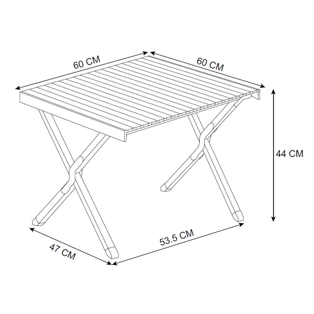 Stolik kempingowy Drevo 60 cm - zdjęcie 13