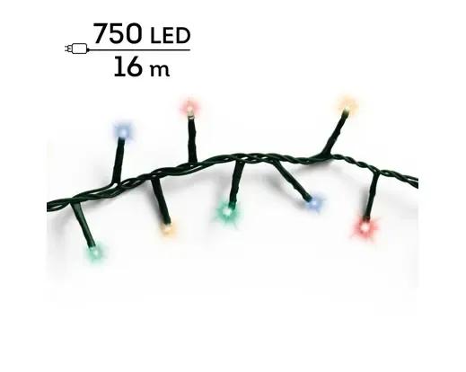 Lampki Choinkowe 750 LED Lumineo Compact 16m Multikolor (Wielokolorowe)