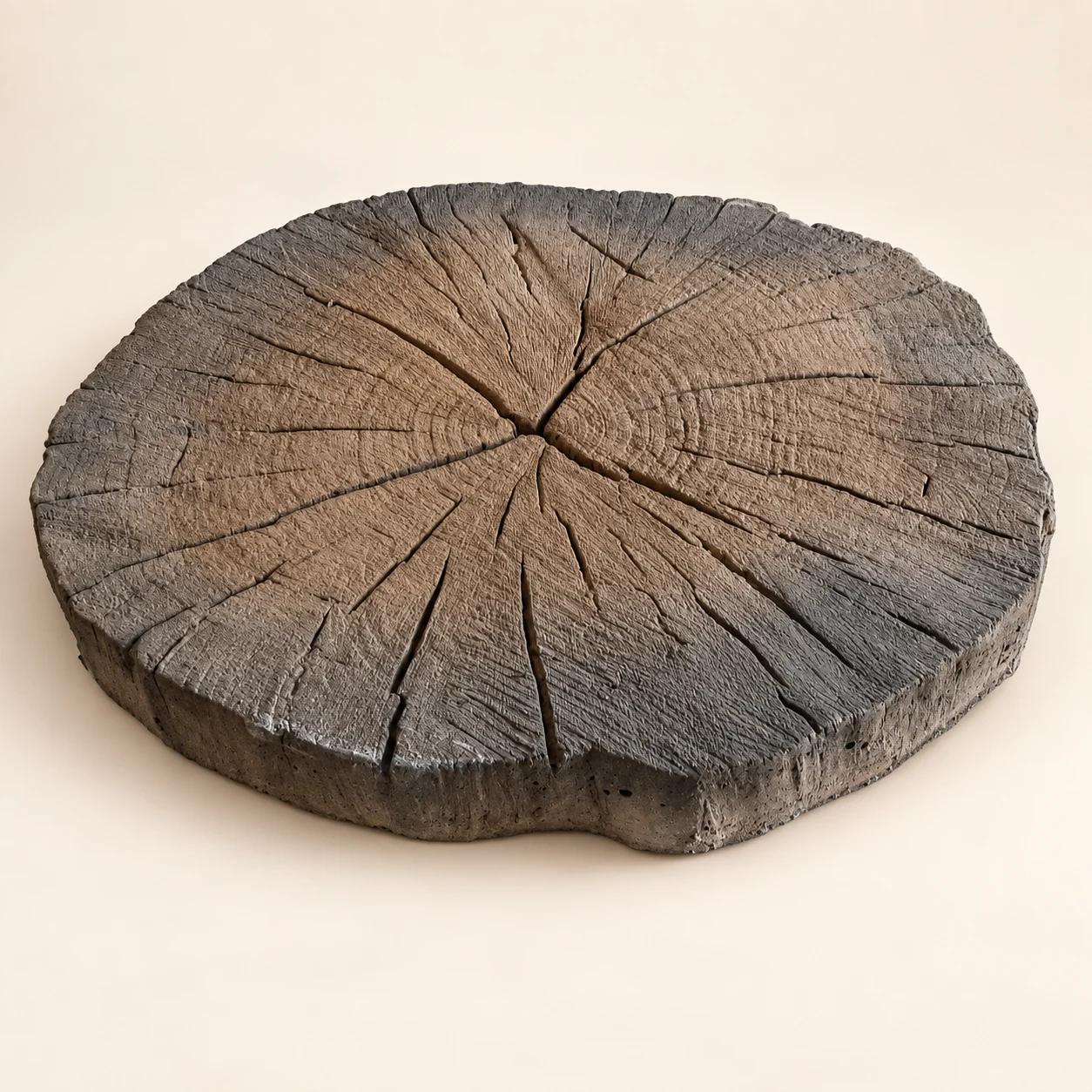 Pniaczek dekoracyjny betonowy ∅ 32÷37 x 3,5 cm