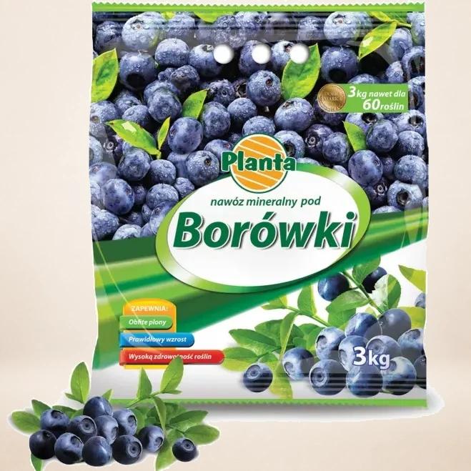 Nawóz Planta 3kg pod BORÓWKI