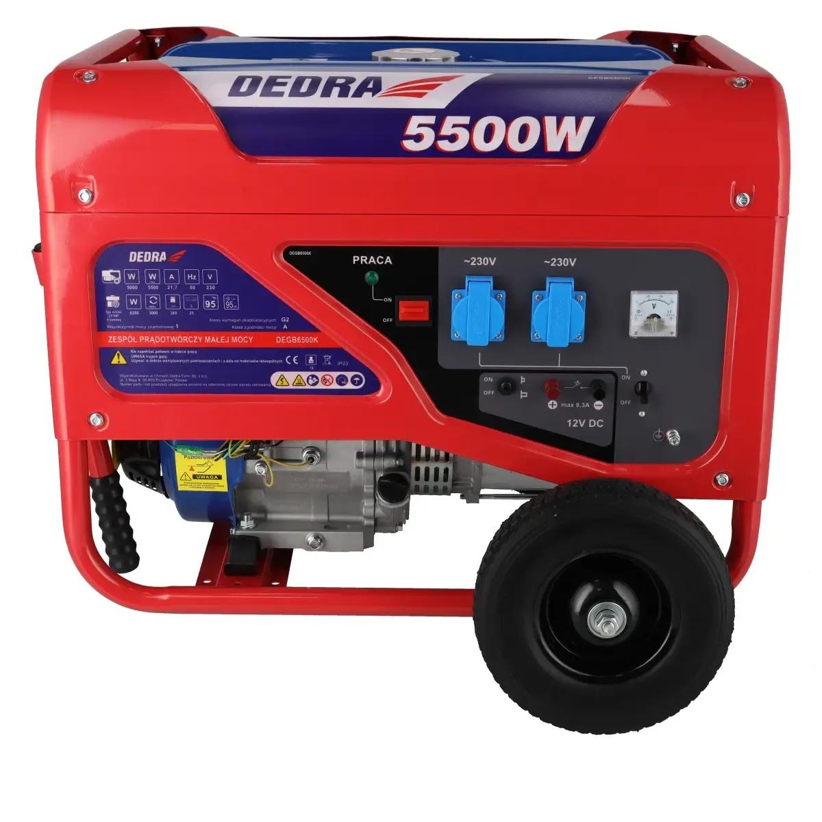 Agregat prądotwórczy 5,0kw Dedra