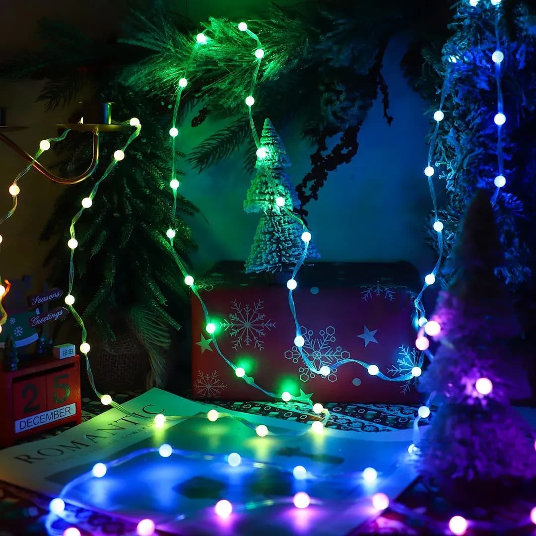 KURTYNA ŚWIETLNA LED WIZARD KULKA – 2x2M 400 LED RGB SMART APP + PILOT USB