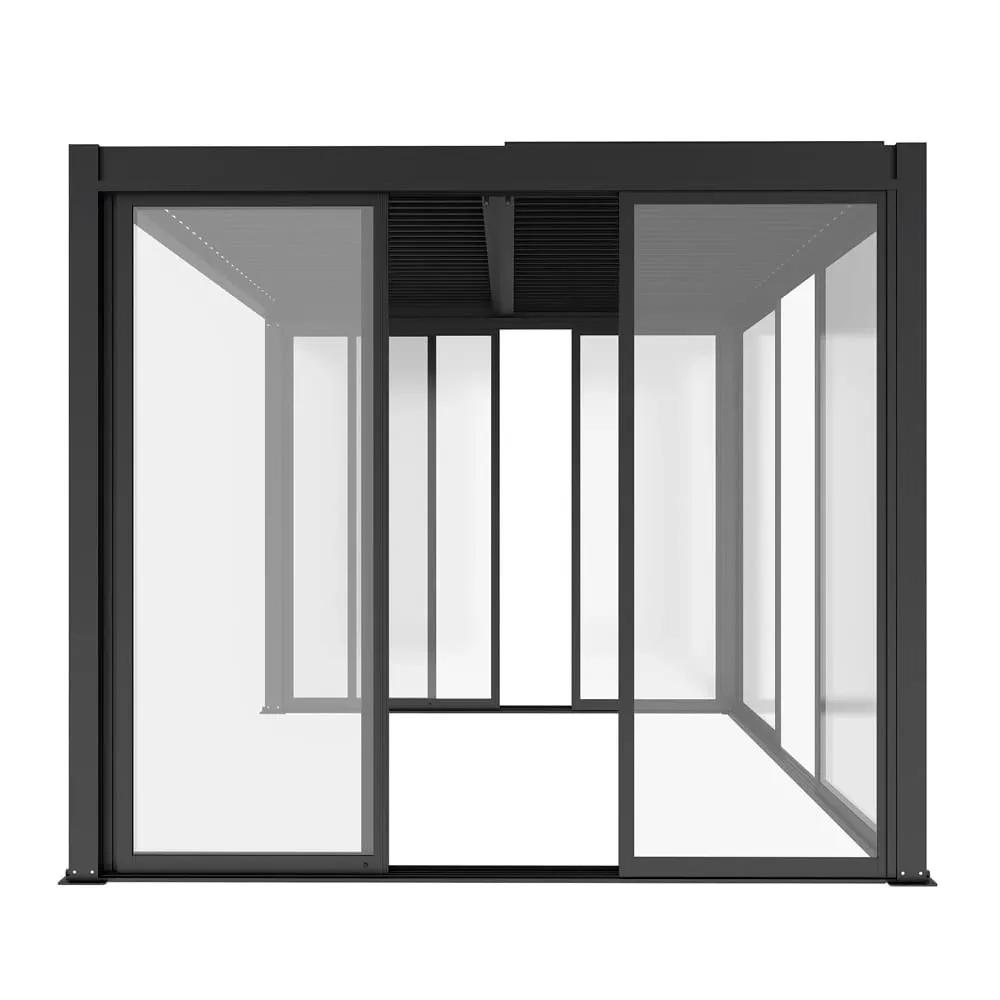 Drzwi przesuwne S8 LUXE 370x238cm do 4m antracyt - zdjęcie 5