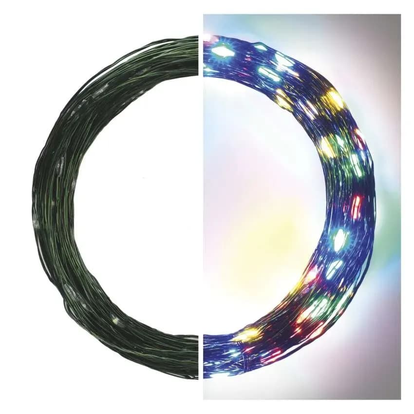 EMOS Drucik Świetlny NANO Łezki 150 LED 15m (Multikolor)