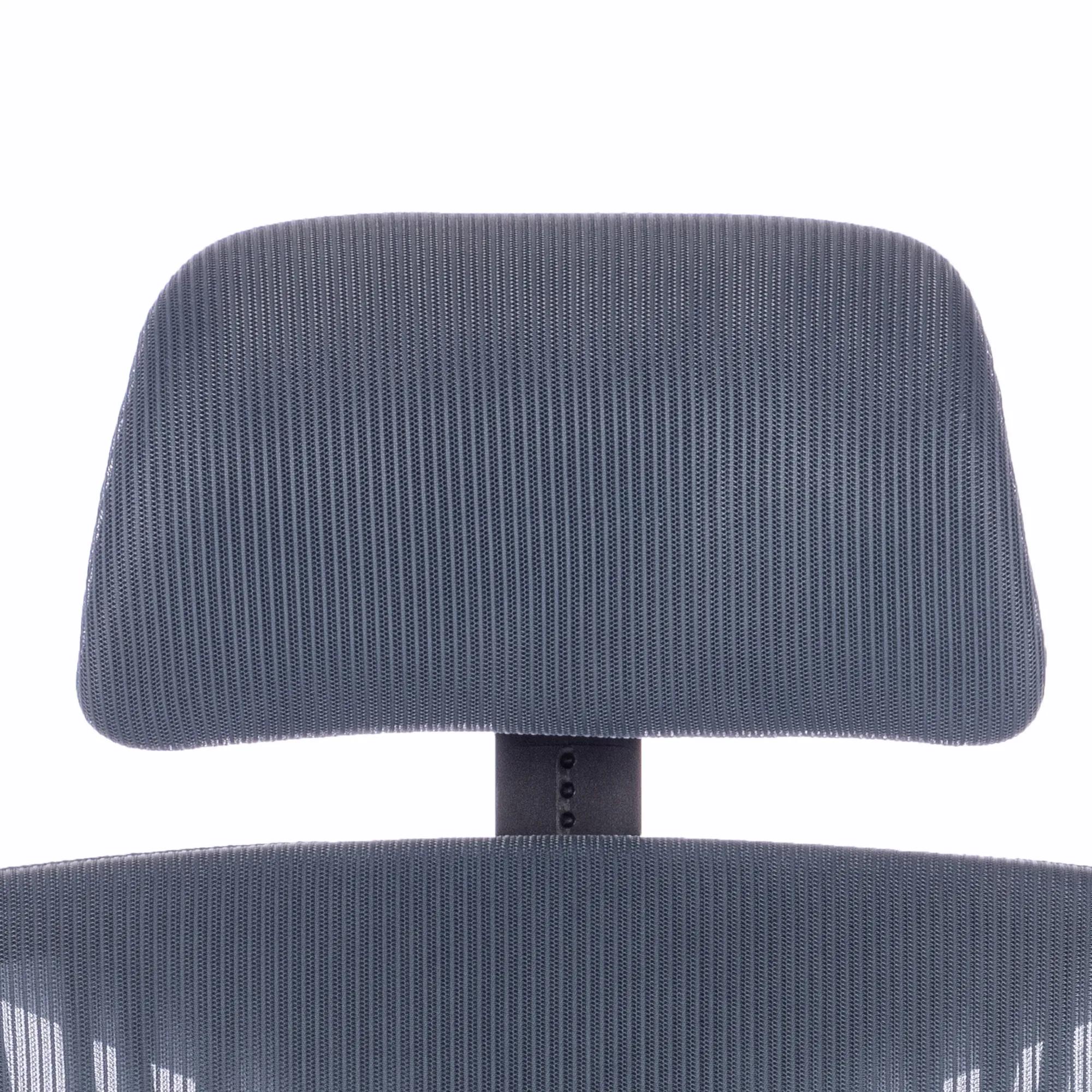 Fotel biurowy Avery ergonomiczny szaroniebieski - zdjęcie 3