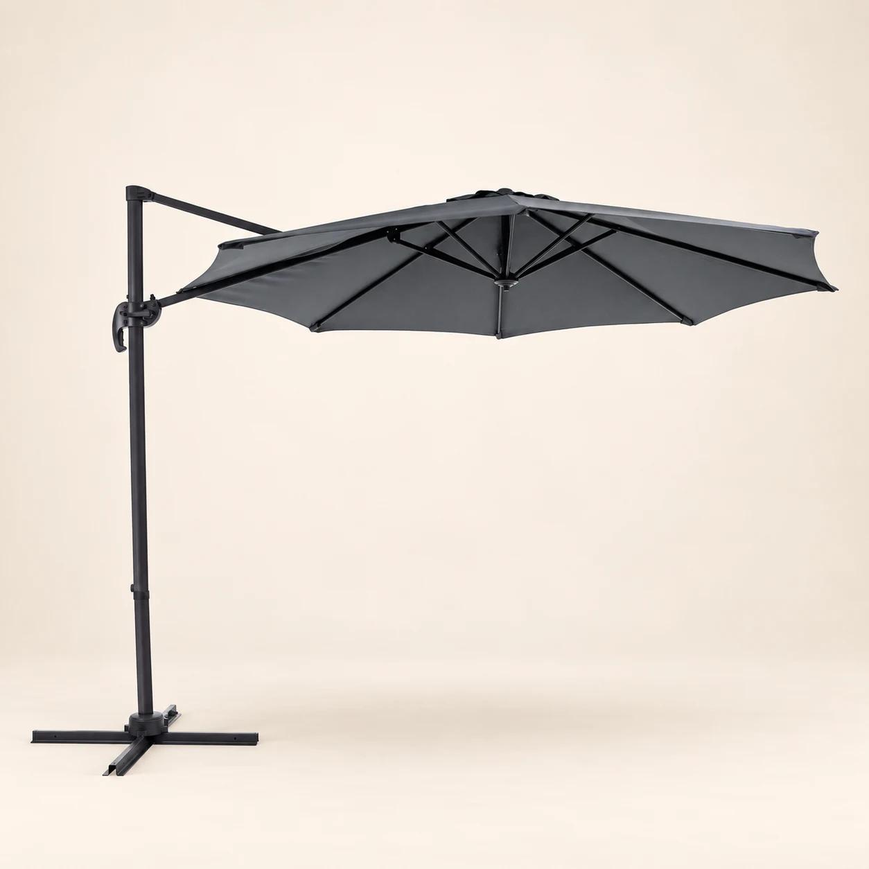 Parasol ogrodowy Kazuar 3,5 m grafitowy
