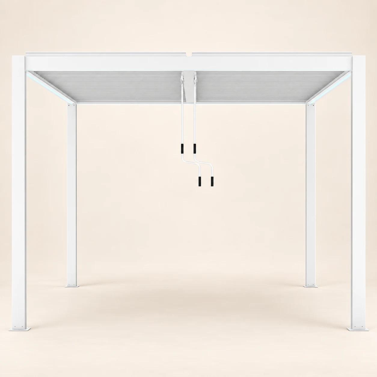 Pergola LUXE 3x4x2.5m biała z LED