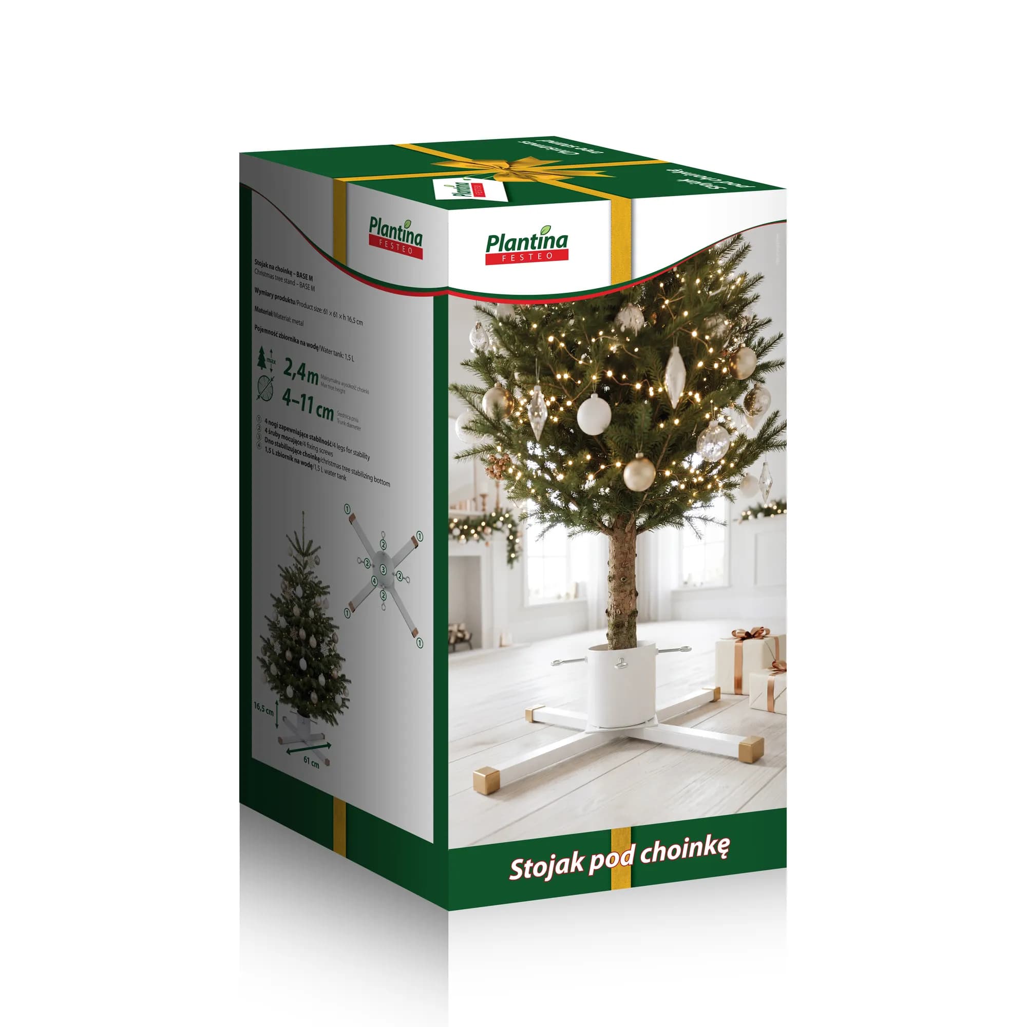 Metalowy Stojak Choinkowy Plantina Festeo XL