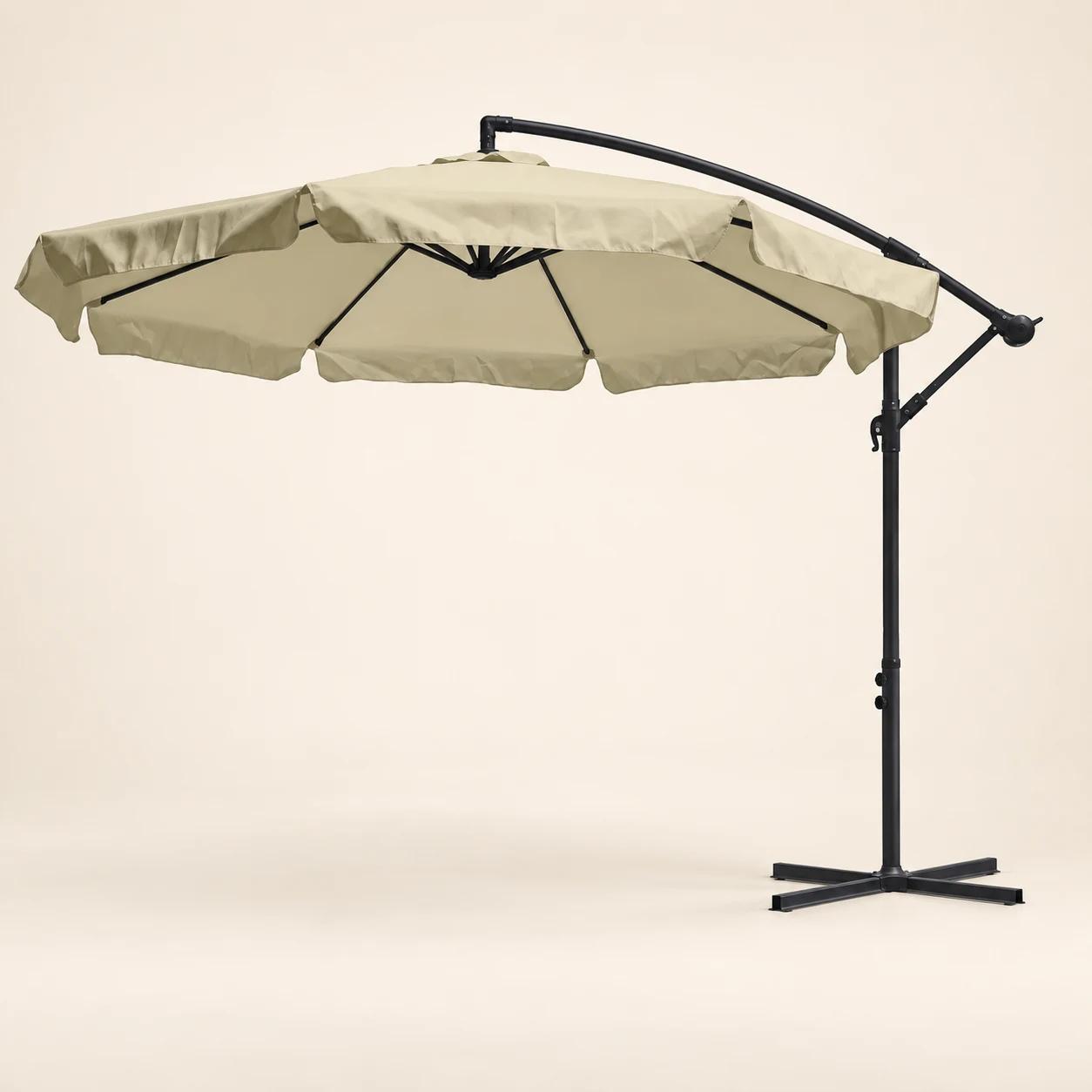 Parasol ogrodowy Czapla beżowy