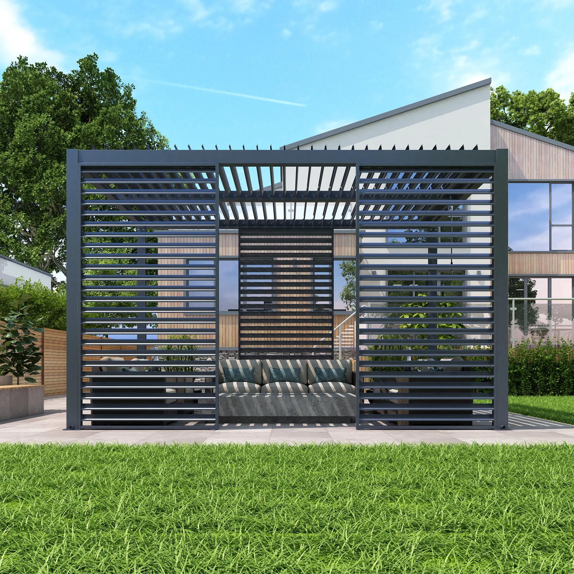 Pergola ogrodowa Luxe 3 x 4 m aluminiowa - zdjęcie 6